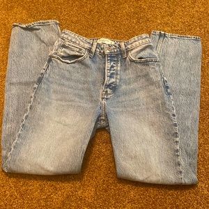 Abercrombie and Fitch Curve Love High Rise Dad Jeans